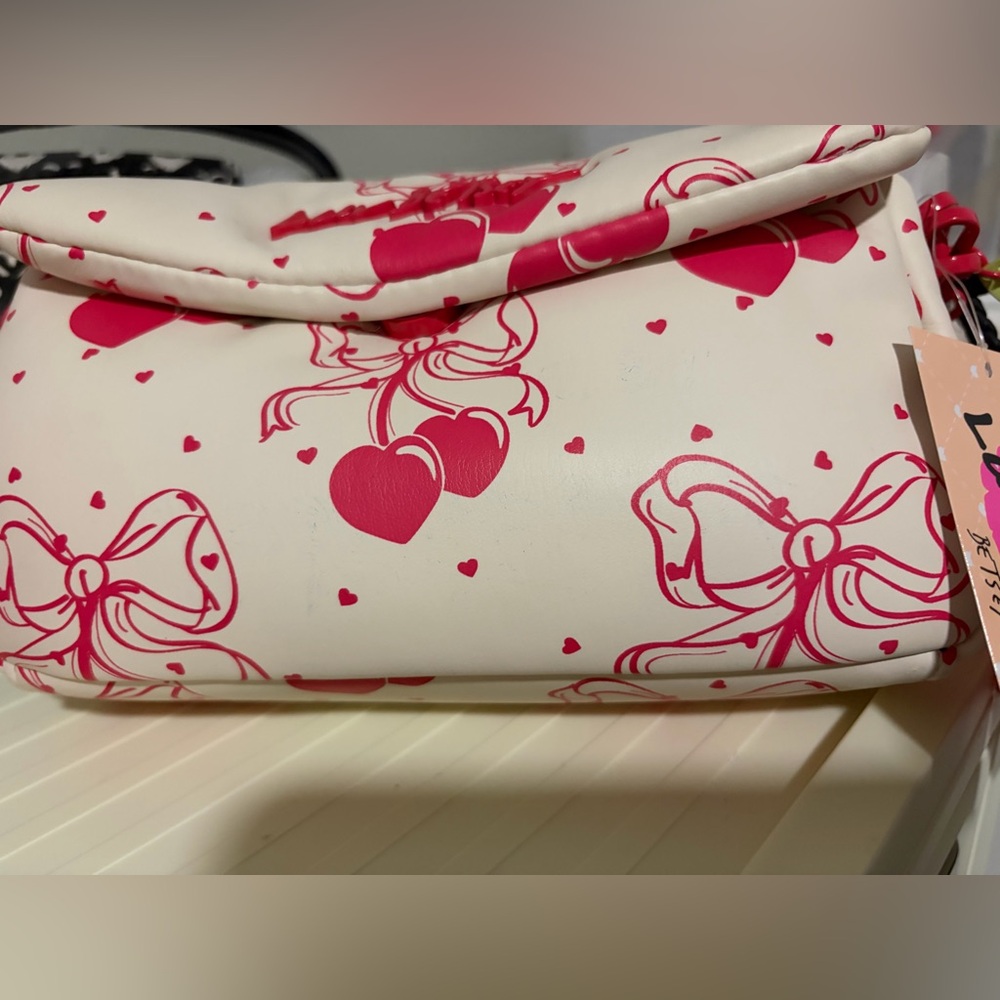 Luv Betsy Staci Dancing Cherrie Cherry Medium Satchel